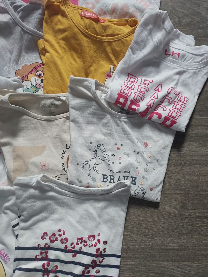Lot ter shirt fille - photo numéro 5