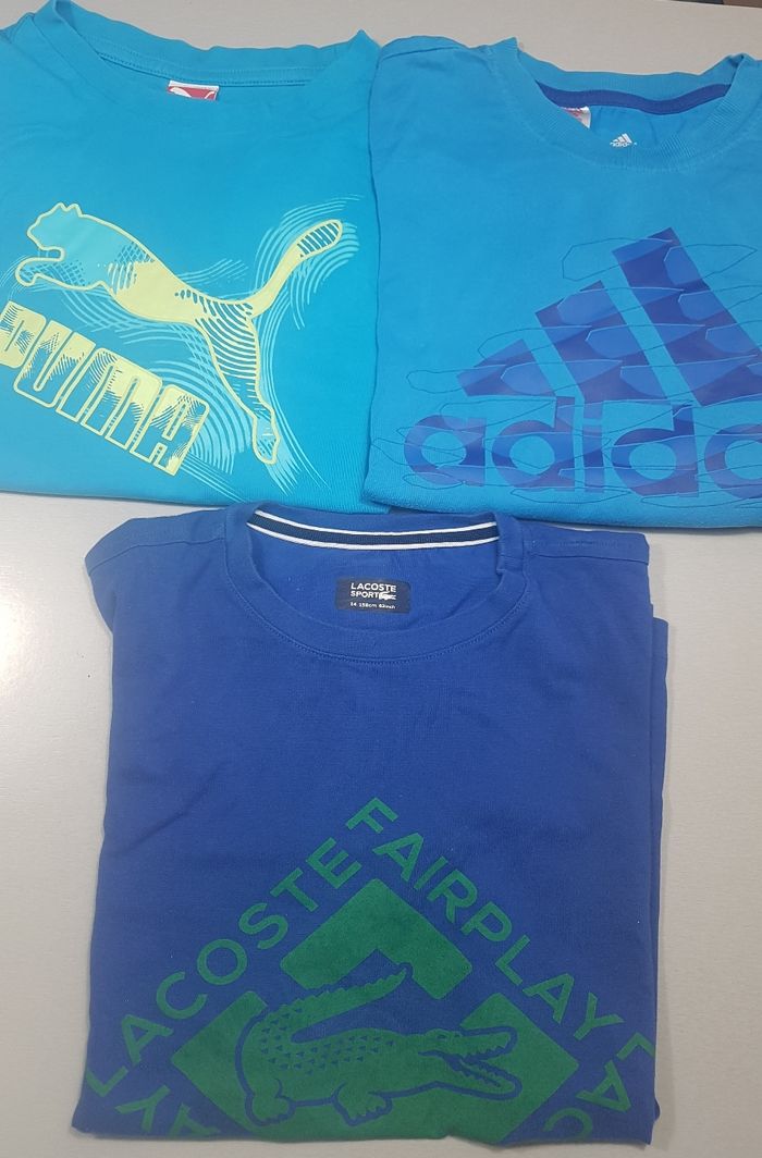 Lot garçon 14 16 ans LACOSTE, ADIDAS,AIRNESS,PUMA... - photo numéro 2