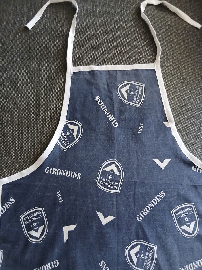 tablier de cuisine 3-6ans girondins de bordeaux - photo numéro 5