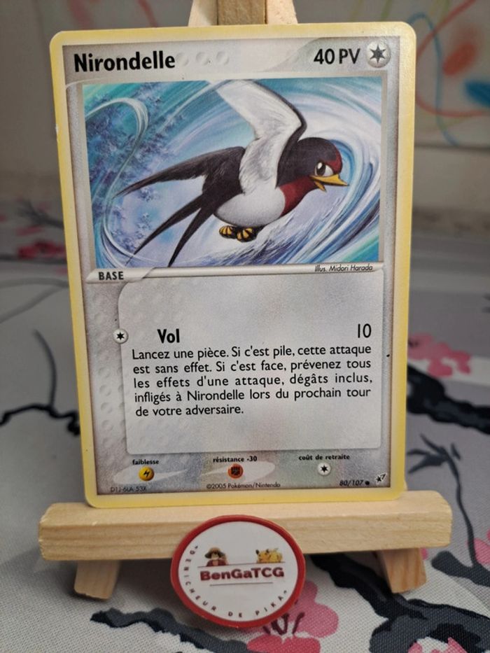 Carte Pokémon Nirondelle 80/107 Ex Deoxys Fr