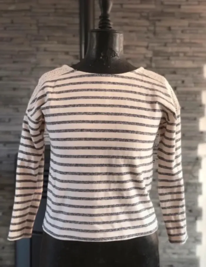 Pull Marinière Dos Nu - photo numéro 2