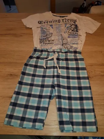 Ensemble pyjama short 2 pièces
