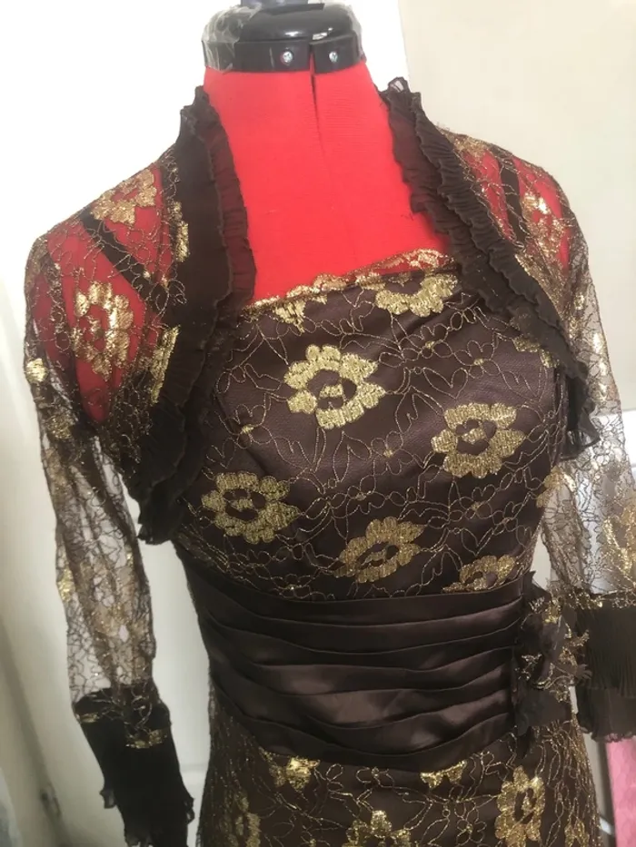 Robe de soirée avec boléro T36/38 femme 👗 - photo numéro 20