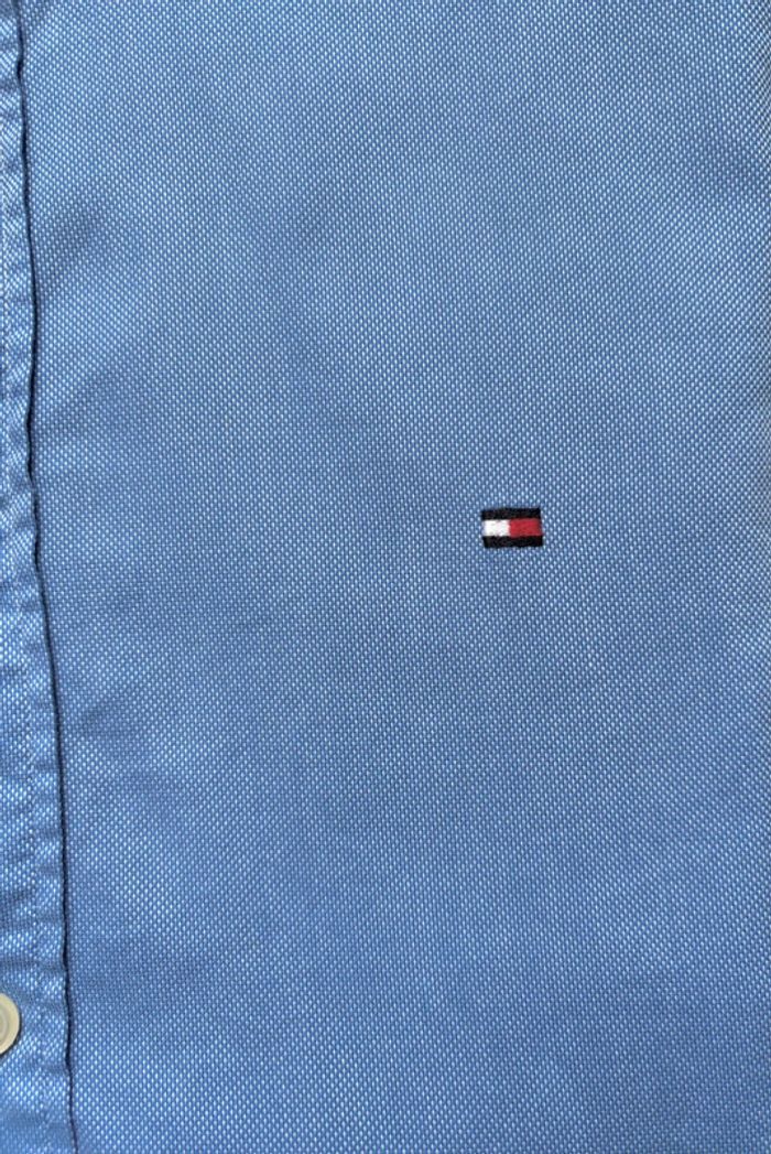 Chemise Tommy Hilfiger bleue clair taille M - photo numéro 4