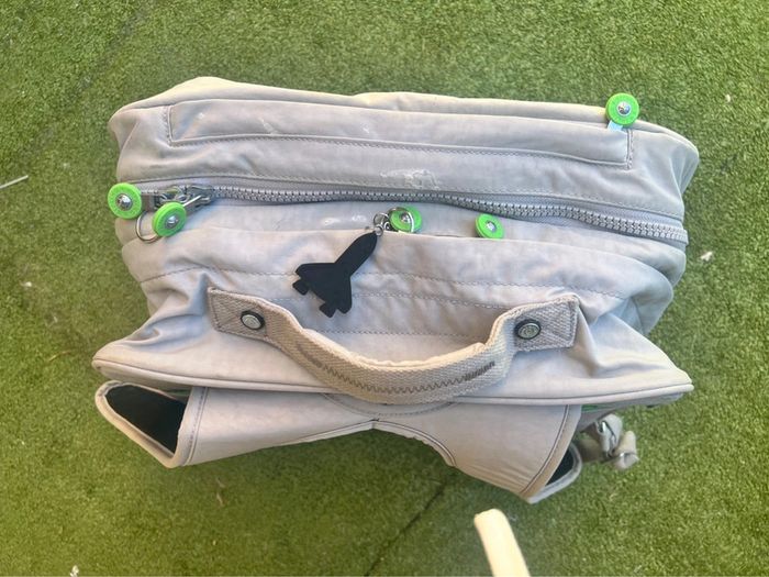 sac a roulettes kipling gris - photo numéro 19