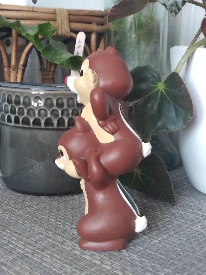 Figurine Jeu de bain Tic et Tac Chip and Dale Disney Disneyland écureuil squirrel - photo numéro 2