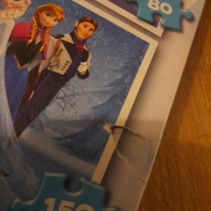 Lot de 4 puzzles reine des neiges - photo numéro 9
