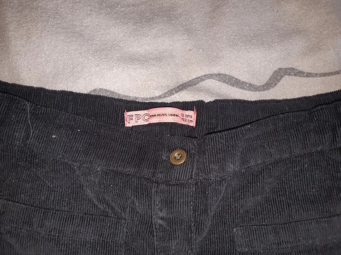 Jupe noire effet velours - photo numéro 2