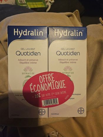 Gel lavant quotidien intime