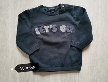 pull garçon 18 mois
