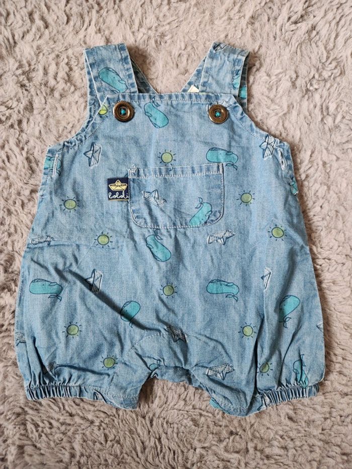 Salopette été bébé 1 mois