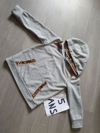 Pull avec Capuche 5ans garçon