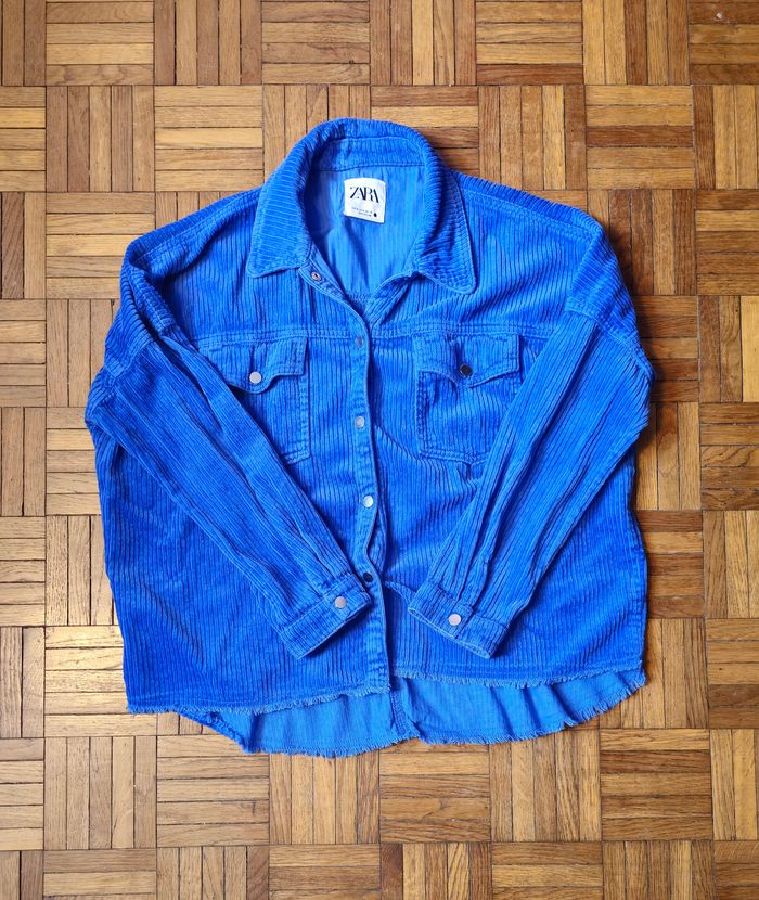 Jolie chemise bleue Zara - photo numéro 7