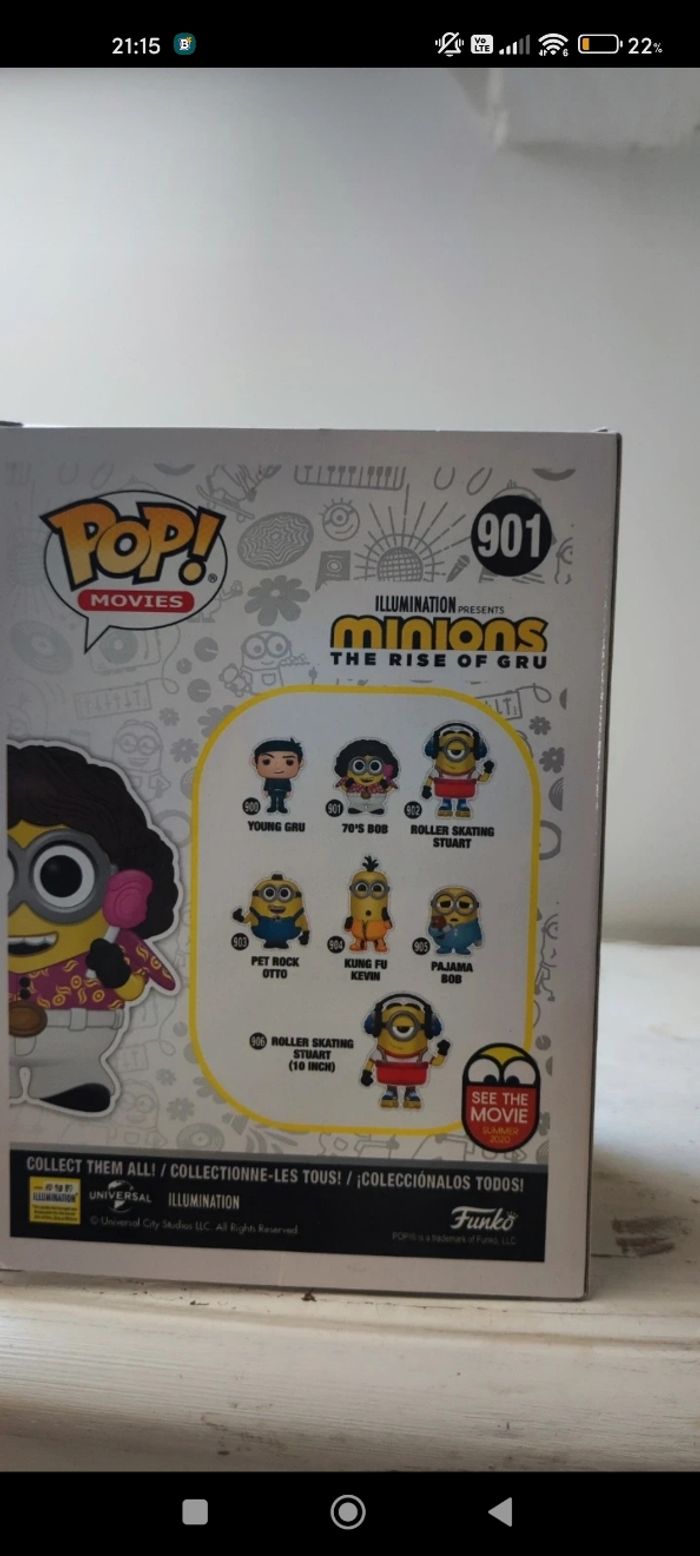 Funko Pop Minions – 70’s Bob n°901 - photo numéro 3