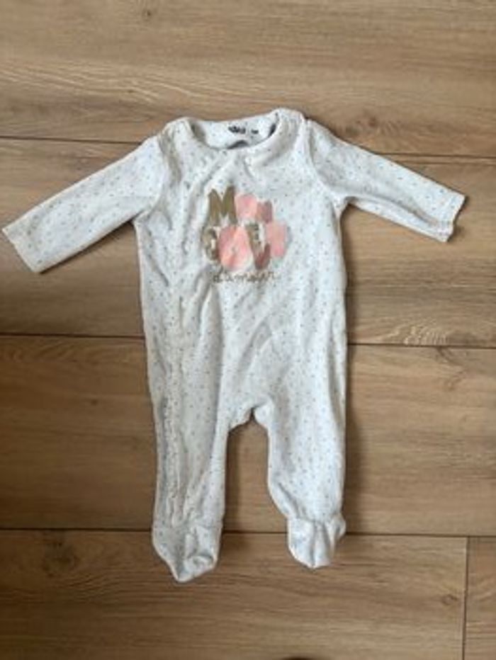 Pyjama velours une pièce mon cœur d’amour