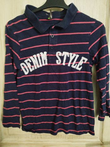 Polo longues manches 10 ans