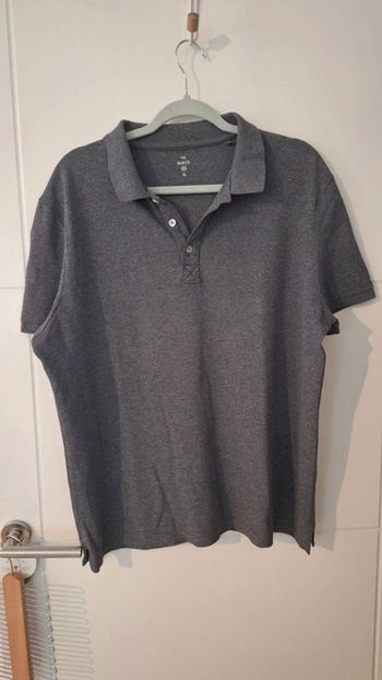 Polo gris à manches courtes