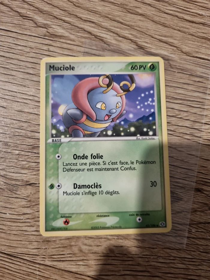 Carte pokémon muciole émeraude 42/106 année 2005 - photo numéro 2