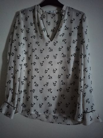 Blouse feuilles
