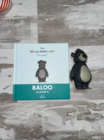 Figurine + livre mes premiers amis Disney Baloo