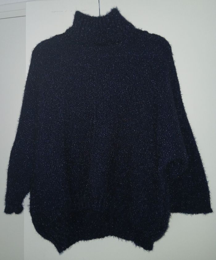 Pull col roulé femme