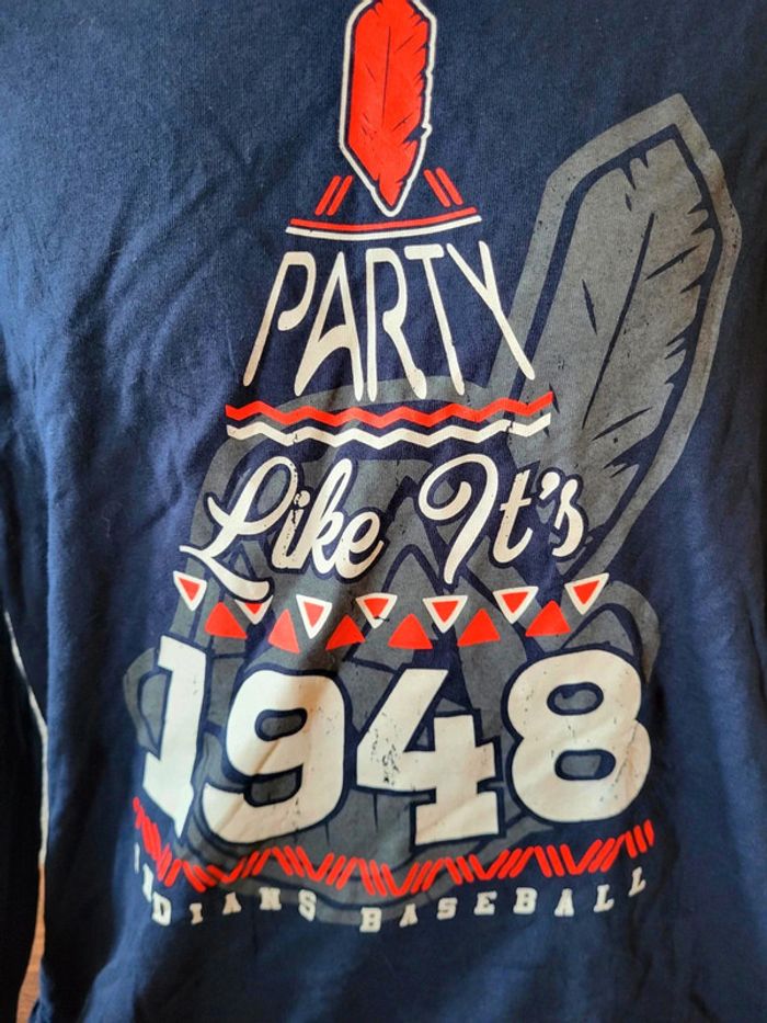 Magnifique t-shirt manches longues américain Base-ball taille XL Ref US045 - photo numéro 2