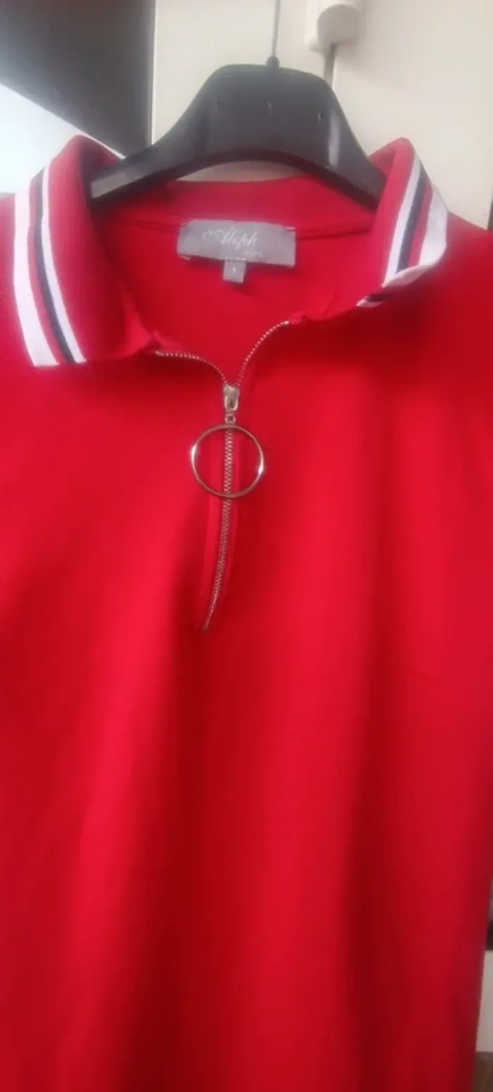 Robe polo rouge Aleph - photo numéro 2