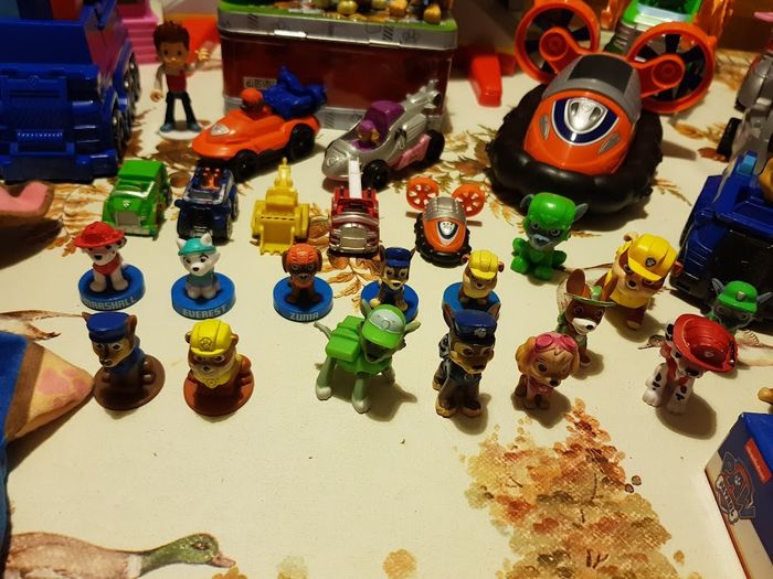 Gros lot pat patrouille paw patrol - QG Tour de controle + véhicules + figurines + jeu marionnette - photo numéro 3