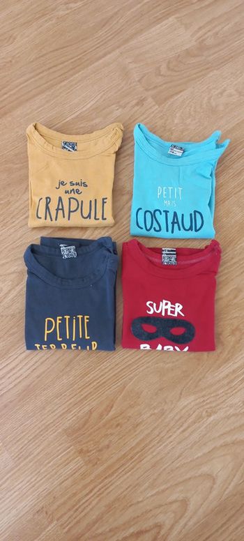 Lot de 4 Tee-shirt