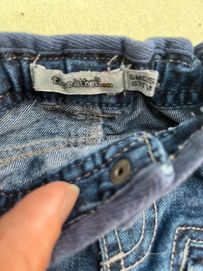 Jean’s pantalon taille 6 mois tape à l’œil - photo numéro 3