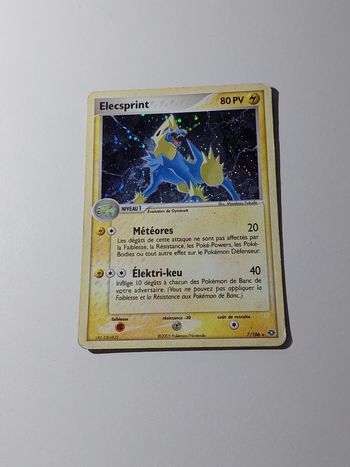 Carte Pokémon Elecsprint