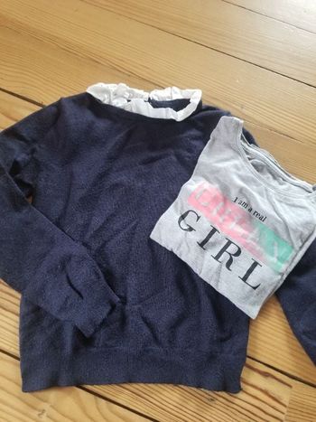 Pull et tee-shirt