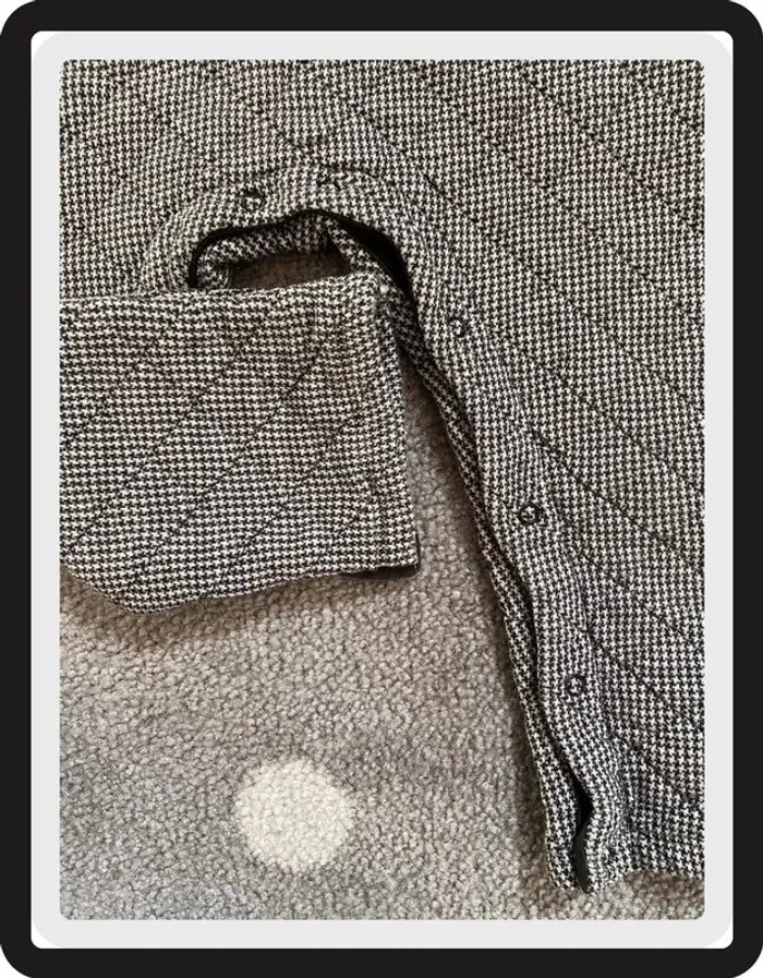 Petit Bateau Salopette Pied de Poule Taille 24 mois/86 cm - photo numéro 3