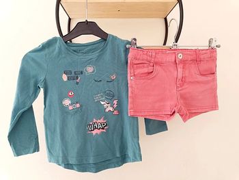 5 ans ensemble teeshirt kiabi et short in extenso