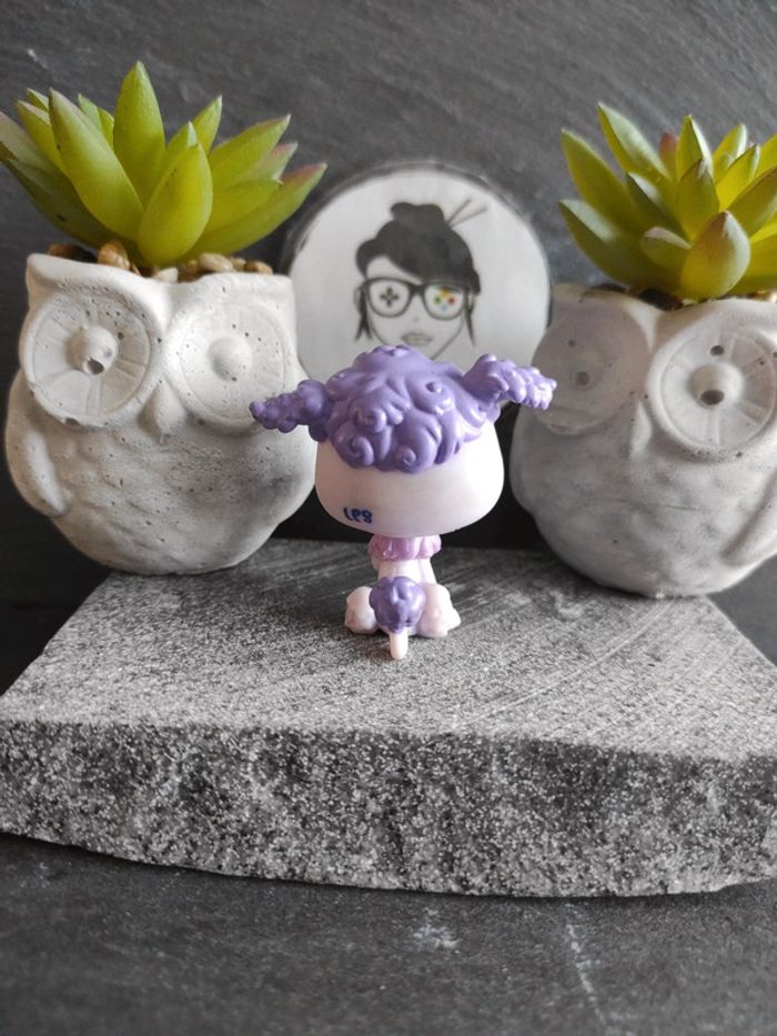 Littlest Petshop Pet Shop LPS dog chien caniche poodle 1694 #geektradelpschien - photo numéro 3