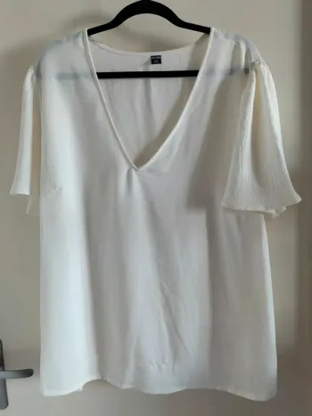 Tee shirt ecru