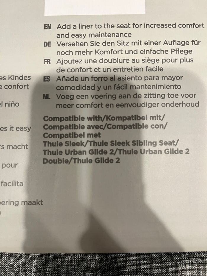 Seat Liner THULE - photo numéro 3