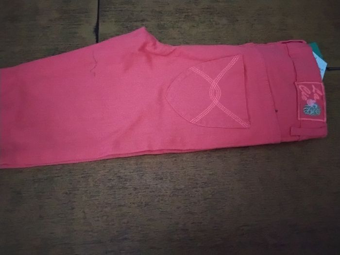 pantalon fille rose 10 ans - photo numéro 2