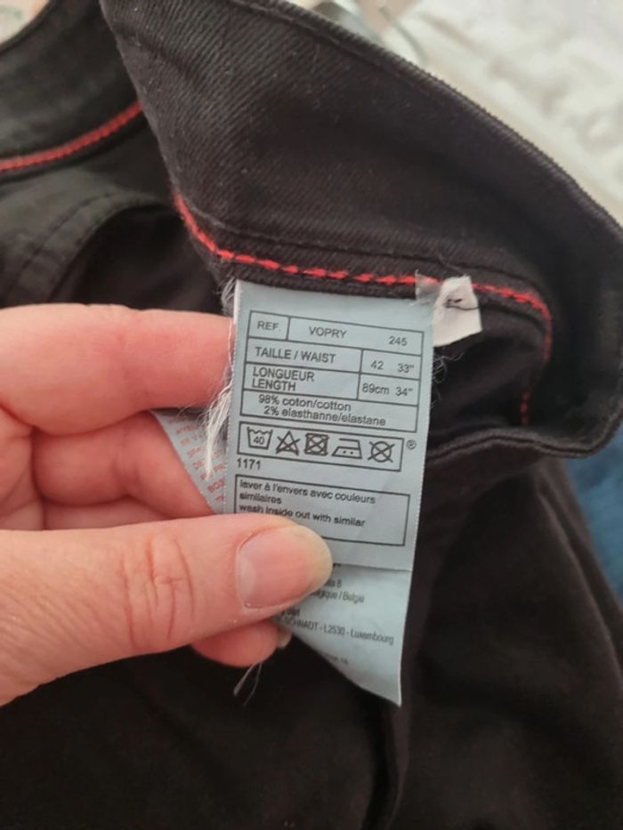 Jean noir regular fit  Celio taille 42 - photo numéro 6