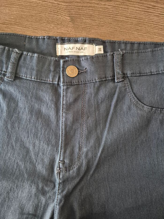 Pantalon skinny bleu taille 36 - Neuf - Naf Naf - photo numéro 2