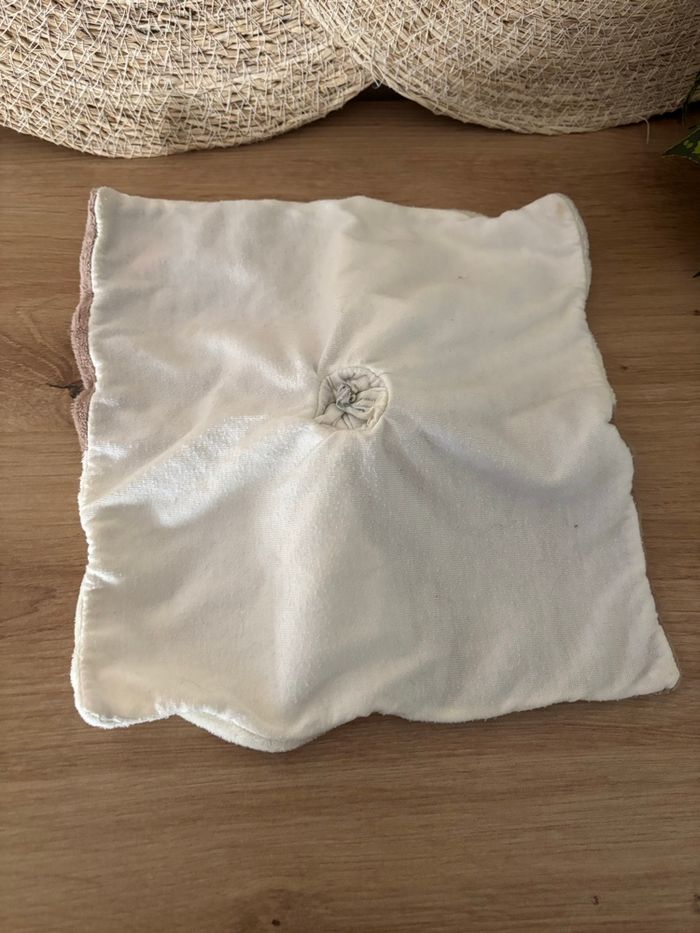 Doudou plat vache daisy marron écru jollybaby - photo numéro 3