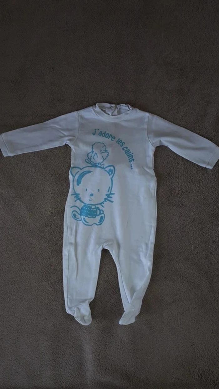 Lot 2 pyjamas printemps été garçon 9 mois - photo numéro 2