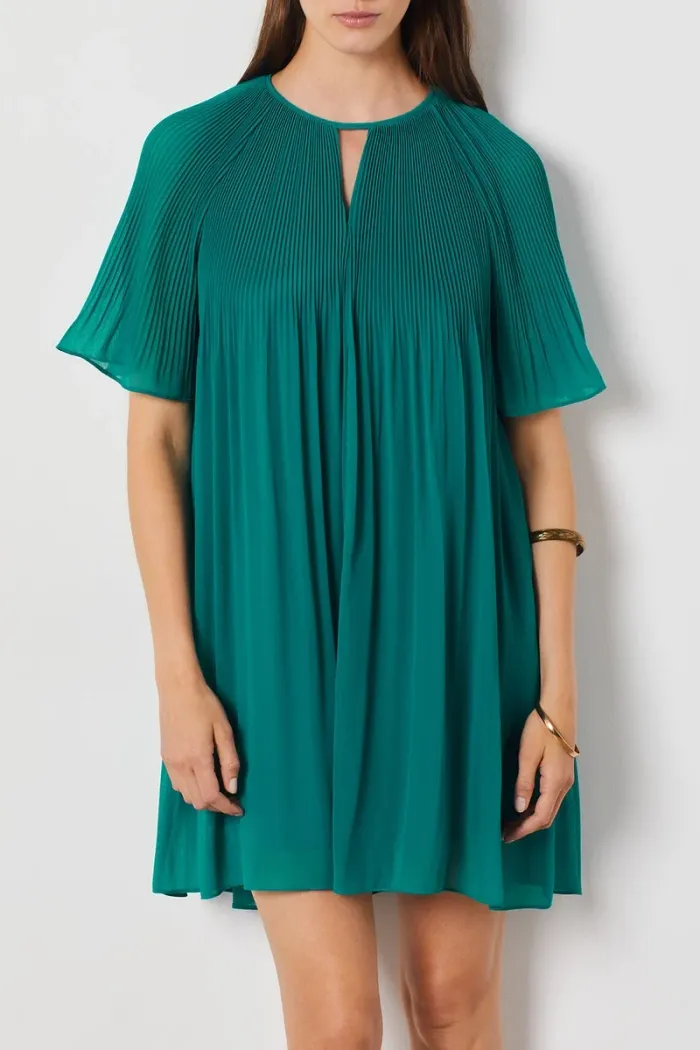 Magnifique robe etam modèle Lova couleur vert émeraude neuve XS - photo numéro 4
