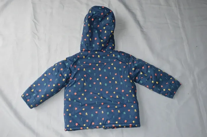 Parka enfant Mots d'enfants marine motifs 24-36 mois - photo numéro 5