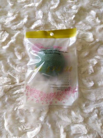 Éponge konjac à l'argile verte