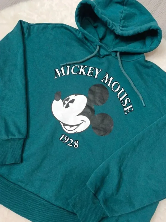 🐭Sweat Disney Mickey Mouse 1928 à capuche T.M - photo numéro 2