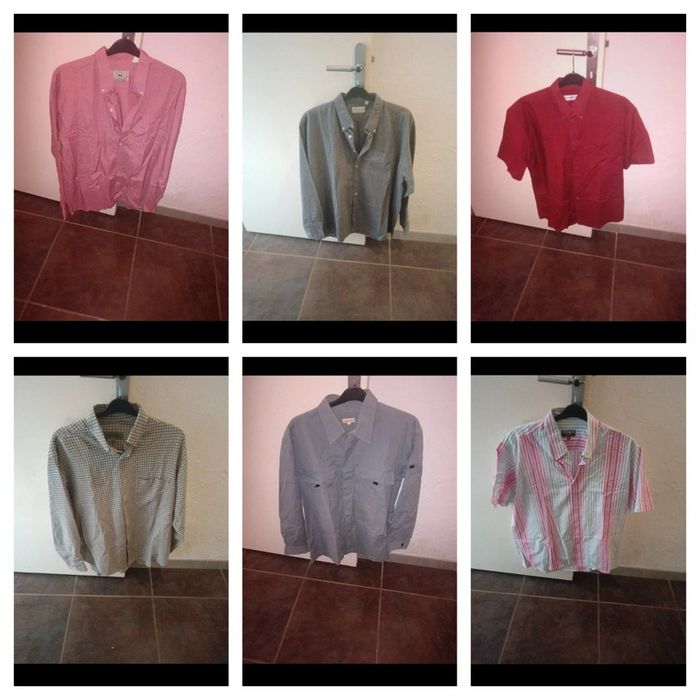 Lot chemises homme grande taille