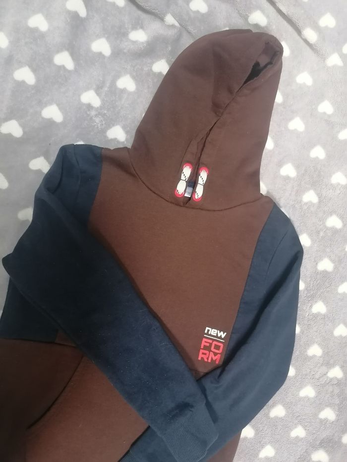 Pull sweat-shirt à capuche garçon 12/14 ans