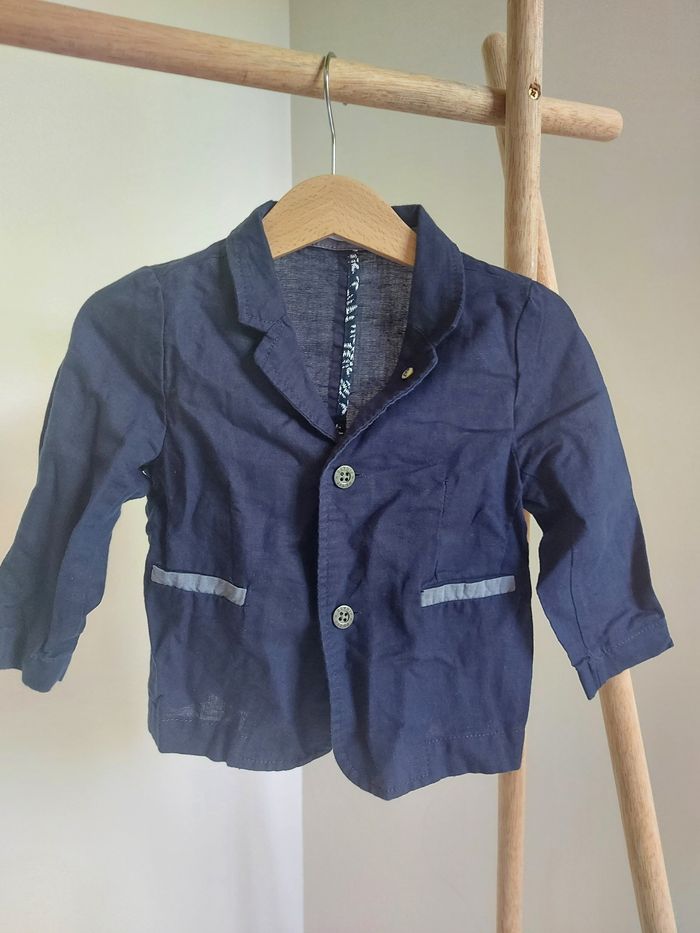 Veste habillée en lin