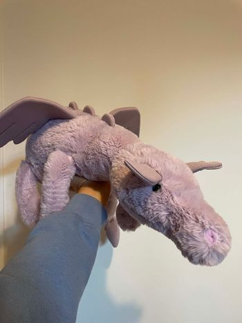 Peluche Jellycat Hugue Violet dragon 